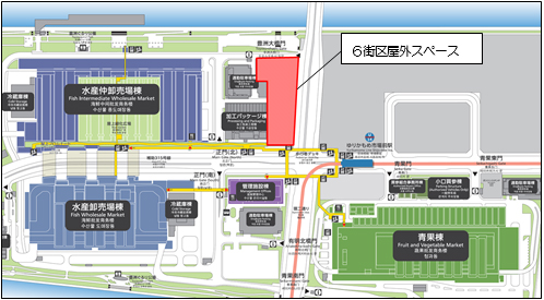 イベント実施場所の地図