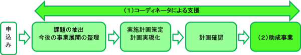 事業の流れの概要図1