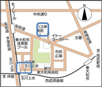 公園への地図