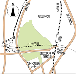 公園への地図