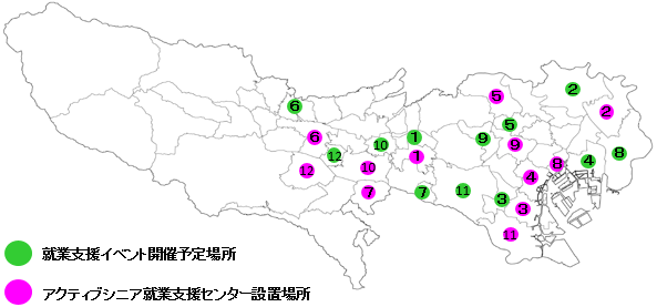 本事業実施場所の地図