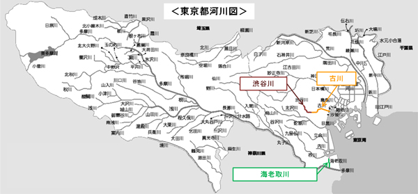 東京都の地図