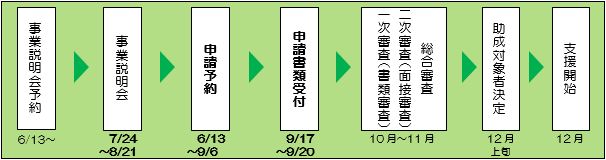 事業の流れの概要図