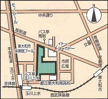 公園への地図