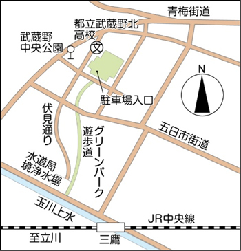 公園への地図