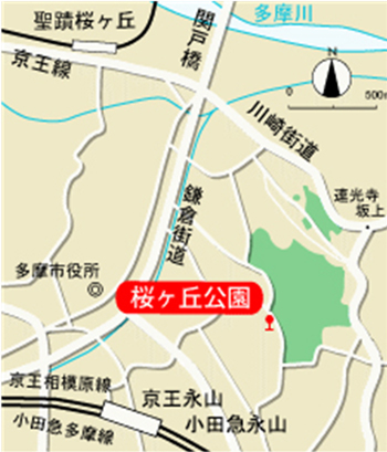 公園への地図