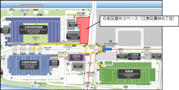 実施場所の地図