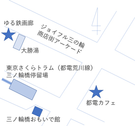 イベント開催場所の地図