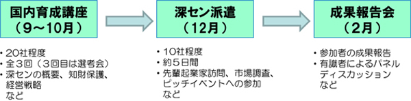 事業の流れの概要図