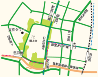 公園への地図