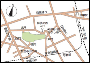 公園への地図