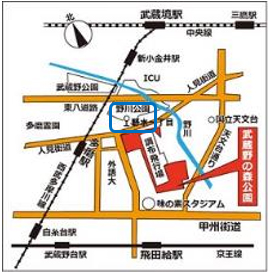 公園への地図