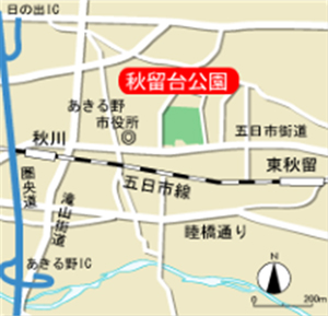 公園への地図