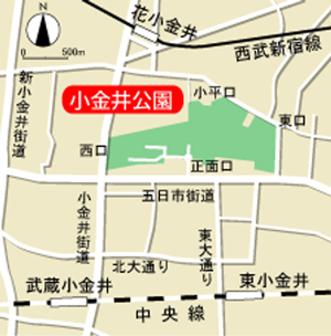 公園への地図