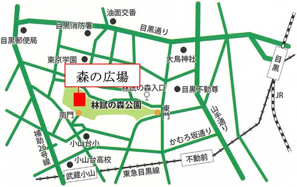 会場までの地図