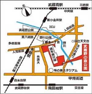 公園への地図