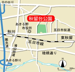 公園への地図