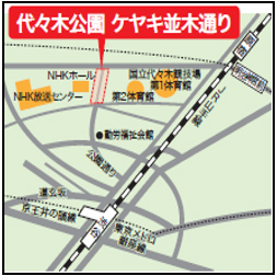 公園までの地図