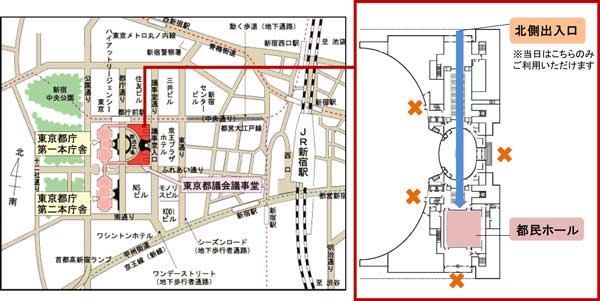 会場の地図1