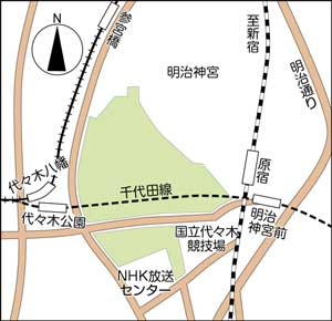 公園への地図