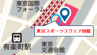 実施場所への地図