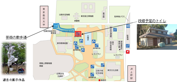 設置個所の地図