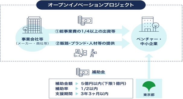 事業の流れの概要図