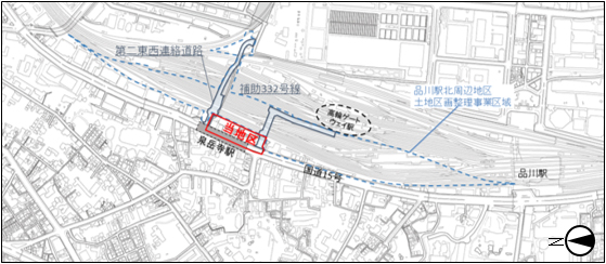 市街地再開発の概要図