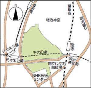 公園への地図