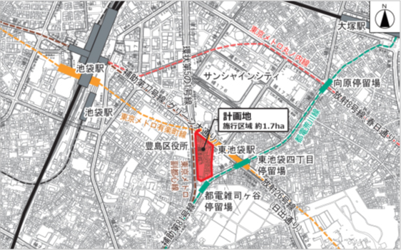 再開発事業のイメージ図1