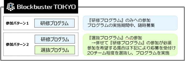 プログラムへの参加パターンの図