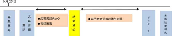 事業の流れの概要図