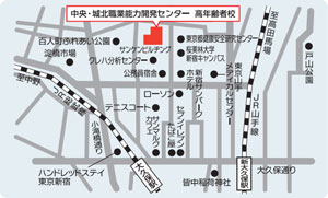 高年齢者校への地図