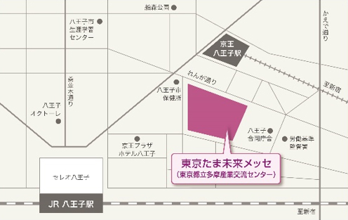 施設への地図