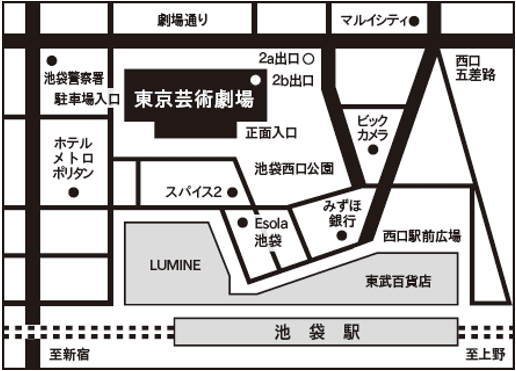 会場の地図