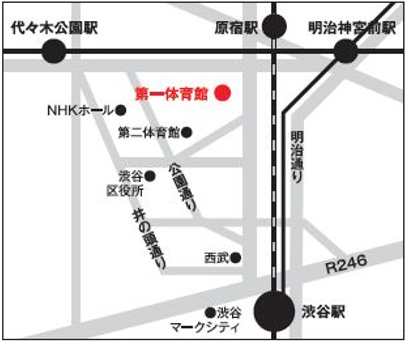 会場までの地図