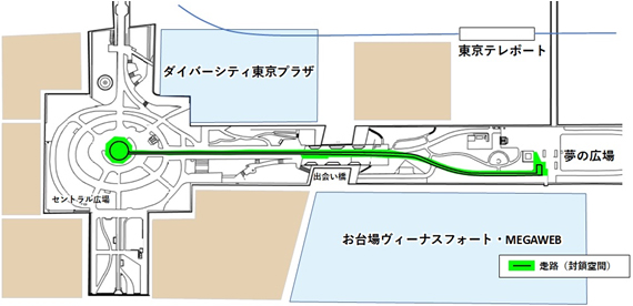 運行経路の画像