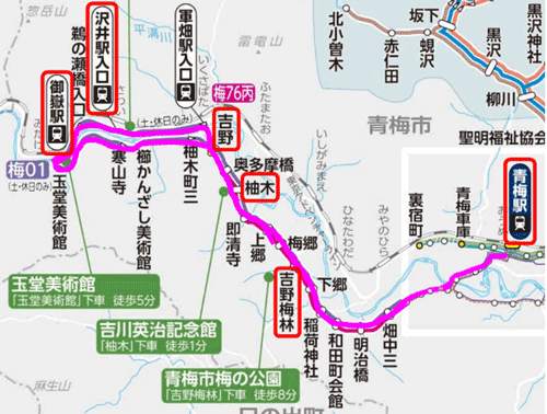 路線図の画像